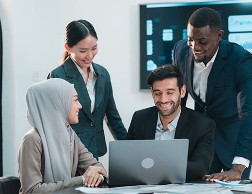 Professionals Collaborates Group, Business Team Engages in Strategic Brainstorming Discussion Professionals Collaborates Group in Office, Business Team Engages in Strategic Brainstorming and Discussion, Effective Teamwork Communication to Enhance Corporate Planning to Success